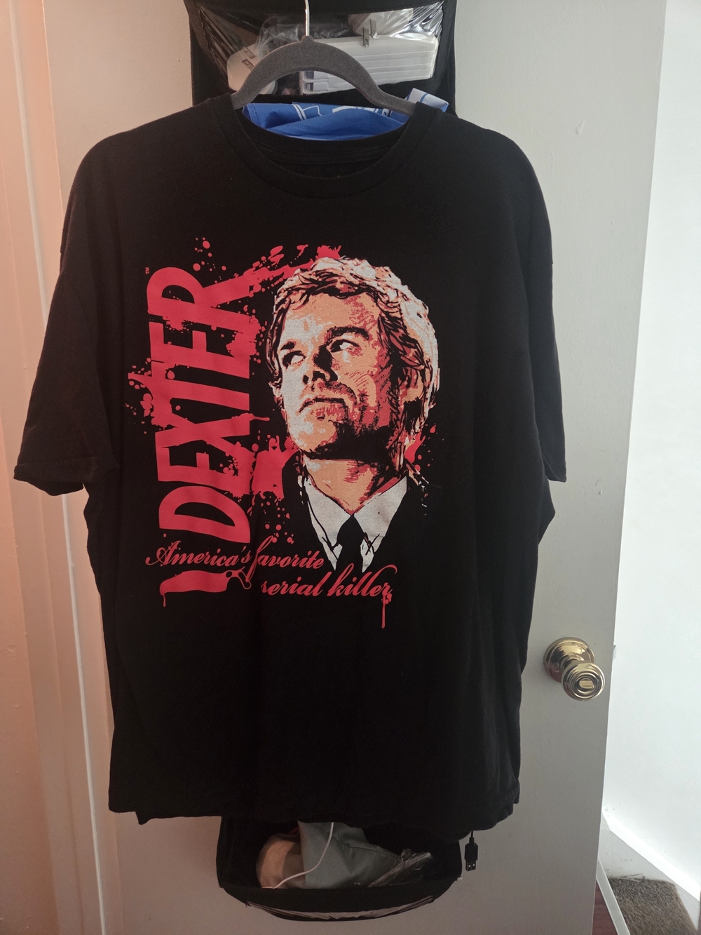 Black Dexter Graphic Tee - Classic Shirt